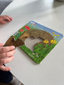 Puslespil i Pap fra Larsen - Skovdyr - 4 stk.