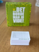 Det Burde Man Jo Vide quizspillet - Fra 14 år - Kylskåpspoesi.