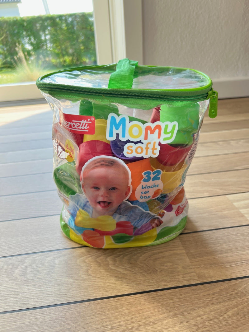 Quercetti - Momy Soft - 32 stk - Bløde klodser