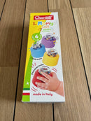 Quercetti - Momy Soft - 4 stk - Bløde klodser med lyd