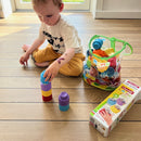 Quercetti - Momy Soft - 4 stk - Bløde klodser med lyd