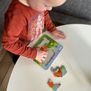 Puslespil i Pap fra Larsen - Skovdyr - 4 stk.