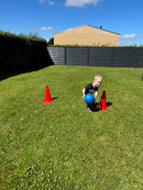 Markeringskegle - H:38 cm - Rød - 1 stk.