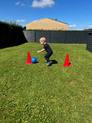 Markeringskegle - H:38 cm - Rød - 1 stk.