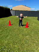 Markeringskegle - H:38 cm - Rød - 1 stk.