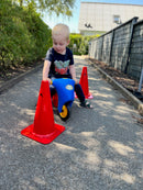 Markeringskegle - H:38 cm - Rød - 1 stk.