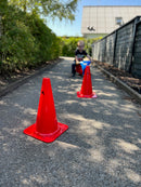 Markeringskegle - H:38 cm - Rød - 1 stk.