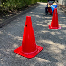 Markeringskegle - H:38 cm - Rød - 1 stk.