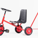 Lille Lav Rose 3-hjuler med plastsæde og rundt rat - for 3-5 år