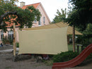 Solsejl til have og legeplads - rektangel - 1,5x3,6