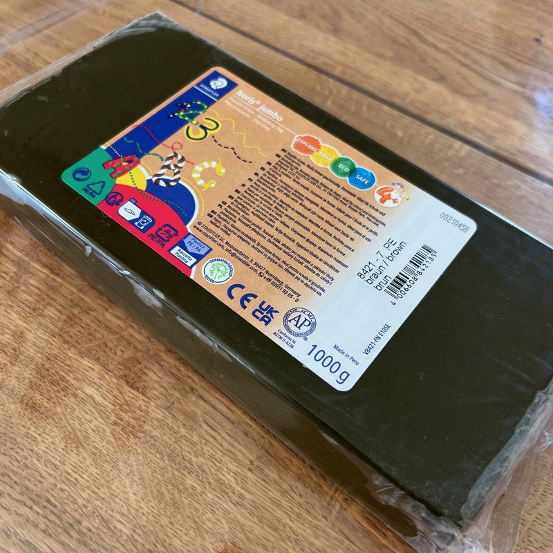 STAEDTLER - Noris Jumbo - Modellervoks - 1 kg - Brun