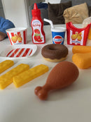 Ecoiffier - Legemad - Fastfood - 9 dele