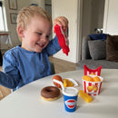 Ecoiffier - Legemad - Fastfood - 9 dele