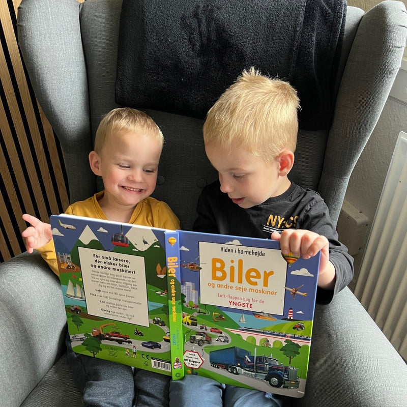 Viden i børnehøjde - Biler og andre seje maskiner - Børnebog