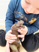 Dyr - T-Rex Dinosaur fra Green Rubber Toys - H:25 cm.