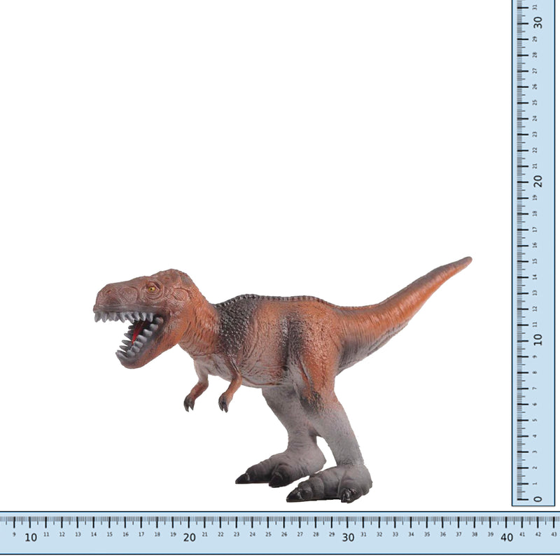 Dyr - Stående T-Rex Dinosaur fra Green Rubber Toys - L:30 cm.
