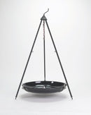 Fyrfad i sort emalje - Ø: 68 cm - Billede 1