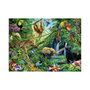 Puslespil med Jungledyr - 200 brikker - Ravensbruger - fra 8 år. - Billede 1