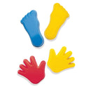 Kasse med Sandforme fra Dantoy - Hænder & Fødder - 24 stk. - Billede 1