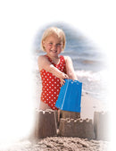 Sandform Tårn fra dantoy - H:20 cm - 1 stk. - Billede 1