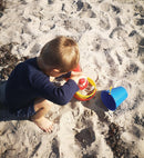 Spand i plast fra Dantoy - Tynd - 1,0L - H:13 cm - 1 stk. - Billede 1