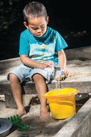 Spandsæt med skovl, rive og FunCars fra Dantoy - 1 sæt. - Billede 1