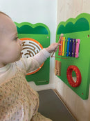 Aktivitetstavle i træ - Krokodille - Fra 18 mdr - VIGA. - Billede 1