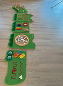 Aktivitetstavle i træ - Krokodille - Fra 18 mdr - VIGA. - Billede 1