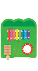 Aktivitetstavle i træ - Krokodille - Fra 18 mdr - VIGA. - Billede 1