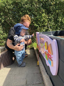 Aktivitetstavle i træ - Flodhest - Fra 18 mdr. - Billede 1