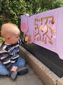 Aktivitetstavle i træ - Flodhest - Fra 18 mdr. - Billede 1