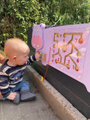 Aktivitetstavle i træ - Flodhest - Fra 18 mdr. - Billede 1