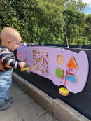 Aktivitetstavle i træ - Flodhest - Fra 18 mdr. - Billede 1