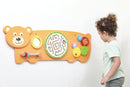 Aktivitetstavle i træ - Bjørn - Fra 18 mdr. - Billede 1