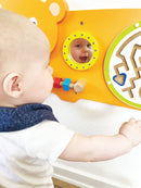 Aktivitetstavle i træ - Bjørn - Fra 18 mdr. - Billede 1