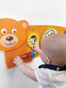 Aktivitetstavle i træ - Bjørn - Fra 18 mdr. - Billede 1