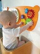 Aktivitetstavle i træ - Bjørn - Fra 18 mdr. - Billede 1