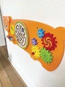 Aktivitetstavle i træ - Bjørn - Fra 18 mdr. - Billede 1