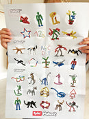 Zpiiel konstruktions byggesæt - 120 dele - 4 farver - Fra 5 år. - Billede 1