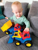 Dantoy - Traktor m. Grab (Gummihjul) - 30 cm - 1 stk. - Billede 1