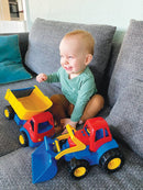 Dantoy - Traktor m. Grab (Gummihjul) - 30 cm - 1 stk. - Billede 1