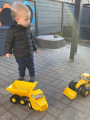 Svanemærket Dumper - Gul - Dantoy Entreprenørmaskine - L:47 cm. - Billede 1