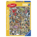 Ravensburger Pappuslespil - Comic Hollywood - 1000 brikker - Fra 14 år - Billede 1