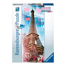 Ravensburger Pappuslespil - Eiffeltårnet i Paris - 1000 brikker - Fra 14 år - Billede 1