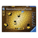 Ravensburger Pappuslespil - Krypt Guld - 631 brikker - Fra 14 år - Billede 1