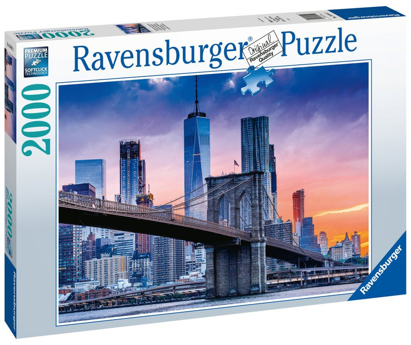 Ravensburger Pappuslespil - New York Skyline - 2000 brikker - Fra 14 år - Billede 1