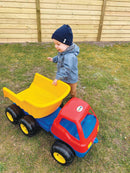 Lastbil i plast fra Dantoy - Længde: 84 cm - Svanemærket - Billede 1