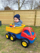 Lastbil i plast fra Dantoy - Længde: 84 cm - Svanemærket - Billede 1