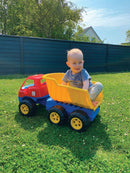 Lastbil i plast fra Dantoy - Længde: 84 cm - Svanemærket - Billede 1