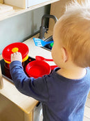 Legeservice - Grydesæt i plast fra Dantoy - 7 dele. - Billede 1